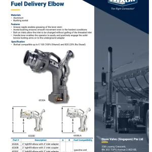 Dixon® 3” Tightfill Fuel Delivery Elbow