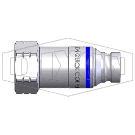 HTE-Series Correct Connect® Under Pressure Flush Face Female Plug CAD 