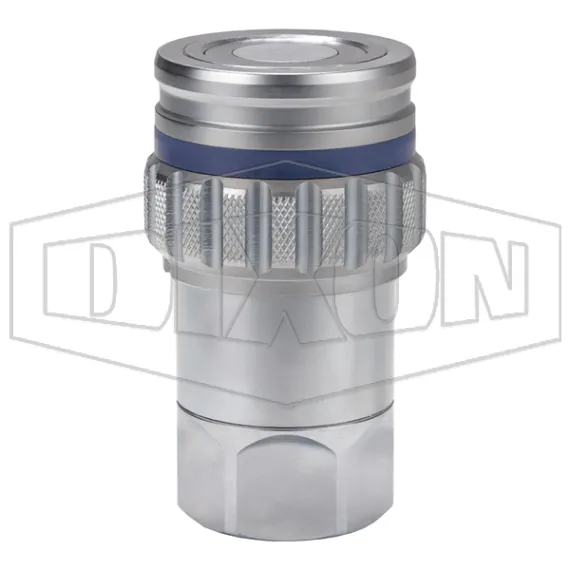 HT-Series Correct Connect® Flush Face Flange Sleeve Female Threaded Coupler