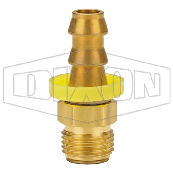 Male SAE Inverted Flare Swivel x Push-on Hose Barb