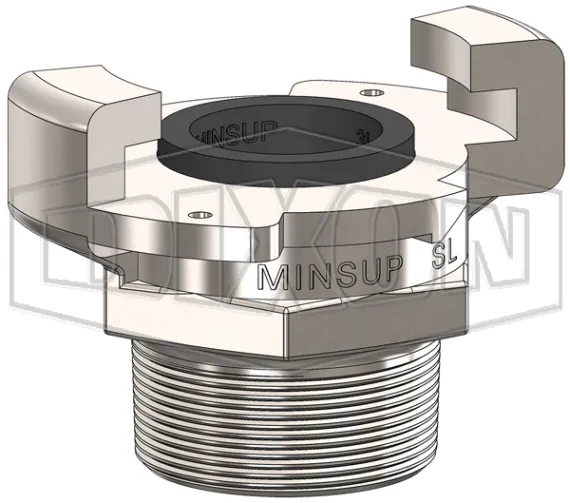 Minsup Sure-Lock Male BSP End