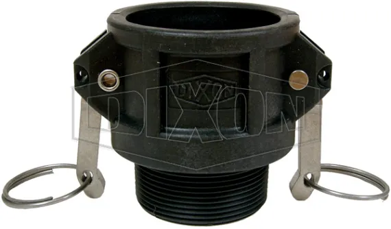 Polypropylene Cam & Groove/Camlock Type B Coupler x Male BSP