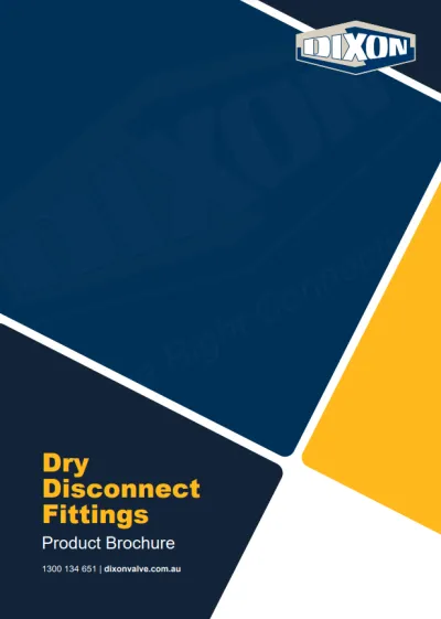 Dry Disconnect Fittings Product Brochure