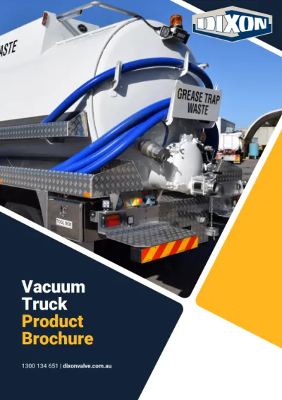 Vacuum Truck Product Brochure