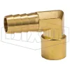 Female NPTF x Hose Barb 90° Elbow