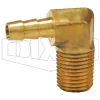 Male NPTF x Hose Barb 90° Elbow