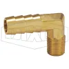 Male NPTF x Hose Barb 90° Elbow