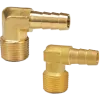 Male NPTF x Hose Barb 90° Elbow