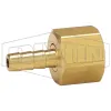 Female NPSM Swivel x Hose Barb Ball Seat