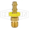 Male SAE Inverted Flare Swivel x Push-on Hose Barb