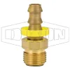 Male SAE Inverted Flare Swivel x Push-on Hose Barb