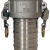 EZ Boss-Lock Cam & Groove Type C Coupler x Hose Shank