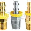 Male NPTF x push on hose barb