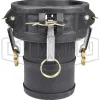 Glass-Filled Polypropylene Cam & Groove Type C Coupler x Hose Shank