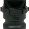 Polypropylene Cam & Groove/Camlock Type F Adapter x Male BSP