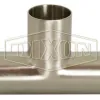 Polished Long Weld Tee