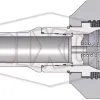 ws series code 62 flange head coupler