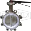 Stainless Steel lugged butterfly valve